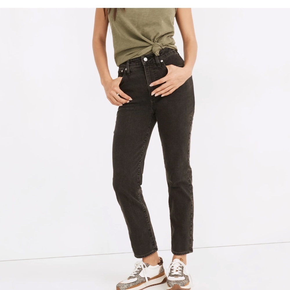 MADEWELL The Petite Curvy 90's Perfect Vintage Jean Lunar Wash Size 26P